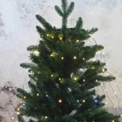 RETIF Rideau Pour Sapin Micro Led Blanc Chaud - 1,20 M Hot