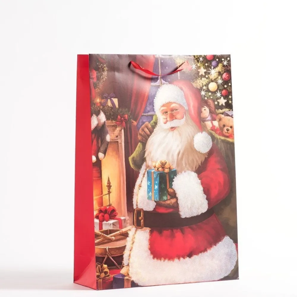 RETIF Sac Cadeau Decor Pere Noel L 50 X P 18 X H 72 Cm -2 Modeles Possibles Outlet