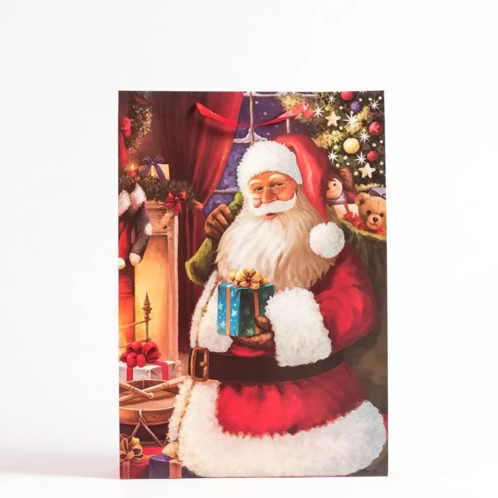 RETIF Sac Cadeau Decor Pere Noel L 50 X P 18 X H 72 Cm -2 Modeles Possibles Outlet