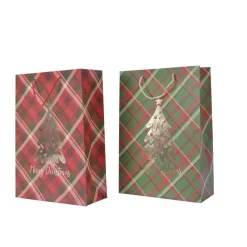 RETIF Sac Cadeau Tartan L 50 X P 18 X H 72 Cm - 2 Coloris Possibles Sale