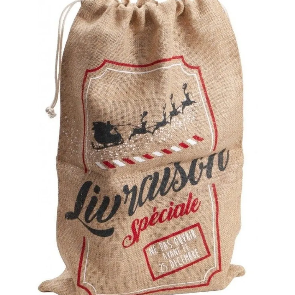 RETIF Sac Hotte En Jute "Livraison Speciale" 40X60Cm Outlet