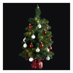 RETIF Sapin Artificiel Avec Decoration Et Guirlande Lumineuse H50Cm Shop