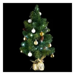 RETIF Sapin Artificiel Avec Decoration Et Guirlande Lumineuse H50Cm Cheap