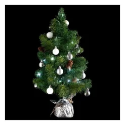 RETIF Sapin Artificiel Avec Decoration Et Guirlande Lumineuse H50Cm Cheap