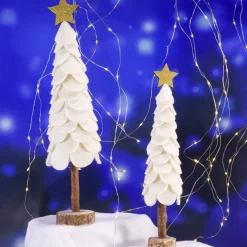 RETIF Sapin Avec Etoile En Tissu Sur Socle O 8 X 34 Cm Discount