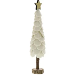 RETIF Sapin Avec Etoile En Tissu Paillette Sur Socle O 10 X41Cm Store