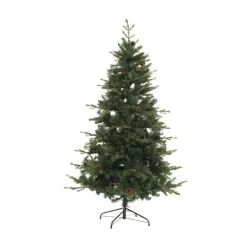 RETIF Sapin De Noel Artificiel Vert Avec Pommes De Pin Qualite Premium H180Cm Clearance