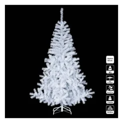 RETIF Sapin De Noel Artificiel Blanc 2 Tons H150Cm Shop