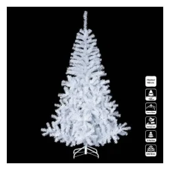 RETIF Sapin De Noel Artificiel Blanc 2 Tons H180Cm Shop