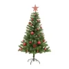 RETIF Sapin De Noel Artificiel Vert H150Cm Livre Avec 39 Decorations Flash Sale