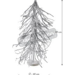 RETIF Sapin De Noel En Bois Patine Blanc Shop