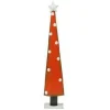 RETIF Sapin De Noel En Metal - Rouge - 16X10X76 Cm Store