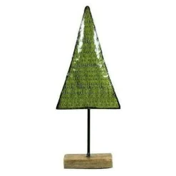 RETIF Sapin De Noel Metal Support Bois Vert 13X6.5X40Cm Cheap