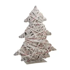 RETIF Sapin Deco En Osier Et Metal Cheap