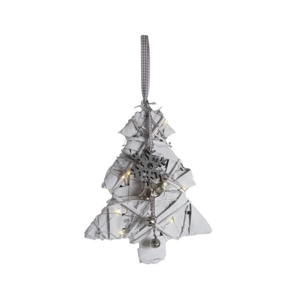 RETIF Sapin En Bois Lumineux A Suspendre Store
