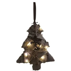 RETIF Sapin En Bois Lumineux A Suspendre Store