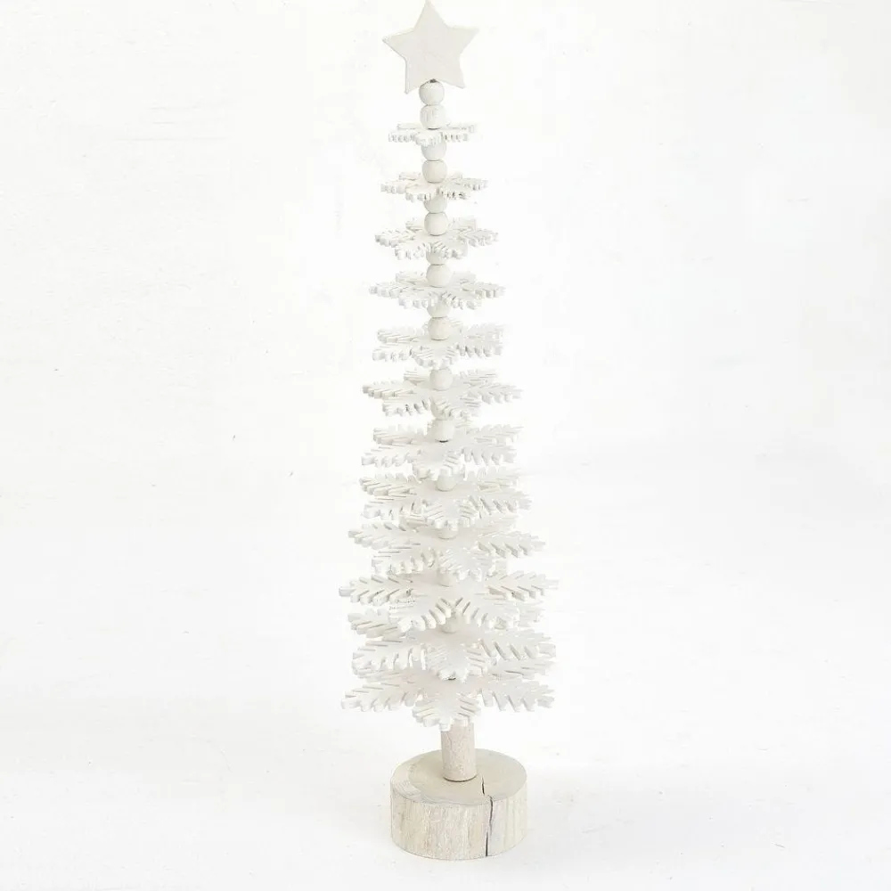 RETIF Sapin En Flocons De Bois Blancs O 16 X H 58 Cm Cheap