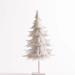 RETIF Sapin En Ouate Blanc Sur Socle L 63 X H 118 Cm Hot