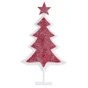 RETIF Sapin En Ouate Rouge Et Blanc Sur Socle L 52 X H 90 Cm Flash Sale