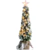 RETIF Sapin Enneige Lumineux Dans Pot En Jute H.88Cm Store