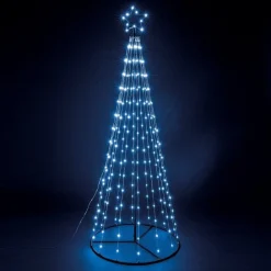 RETIF Sapin Fil Lumineux Blanc Chaud/Froid 15 Descentes 250 Microleds O80Cm X H180Cm Sale
