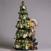 RETIF Sapin Lumineux En Ceramique Avec Enfant L 43 X P 28 X H 85 Cm Online