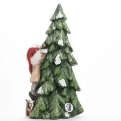 RETIF Sapin Lumineux En Ceramique Avec Enfant L 43 X P 28 X H 85 Cm Online