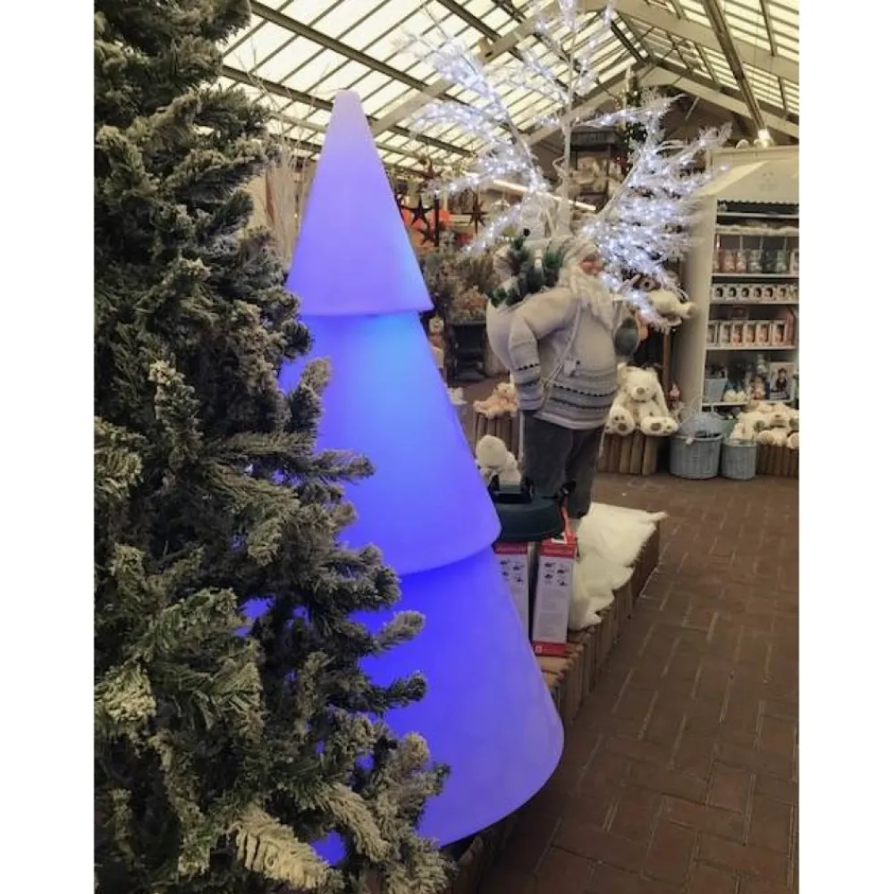 RETIF Sapin Lumineux Led Exterieur 3 Parties Avec Lestage Hauteur 1,50 Metres Store