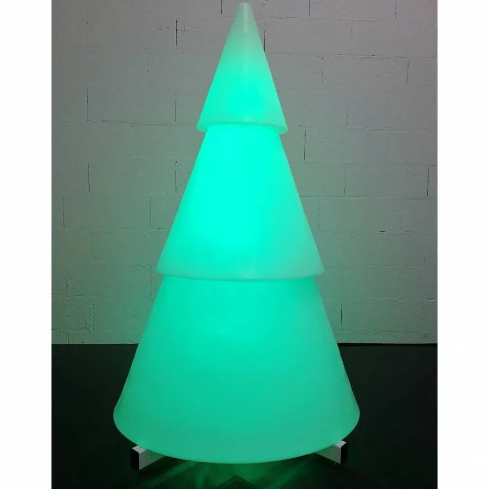 RETIF Sapin Lumineux Led Exterieur 3 Parties Avec Lestage Hauteur 1,50 Metres Store