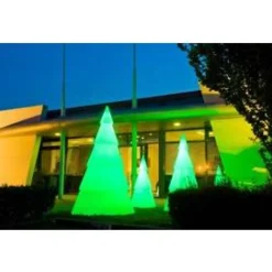 RETIF Sapin Lumineux Led Exterieur 4 Parties Avec Lestage Hauteur 2 Metres Fashion