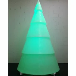 RETIF Sapin Lumineux Led Exterieur 5 Parties Avec Lestage Hauteur 2,50 Metres Clearance