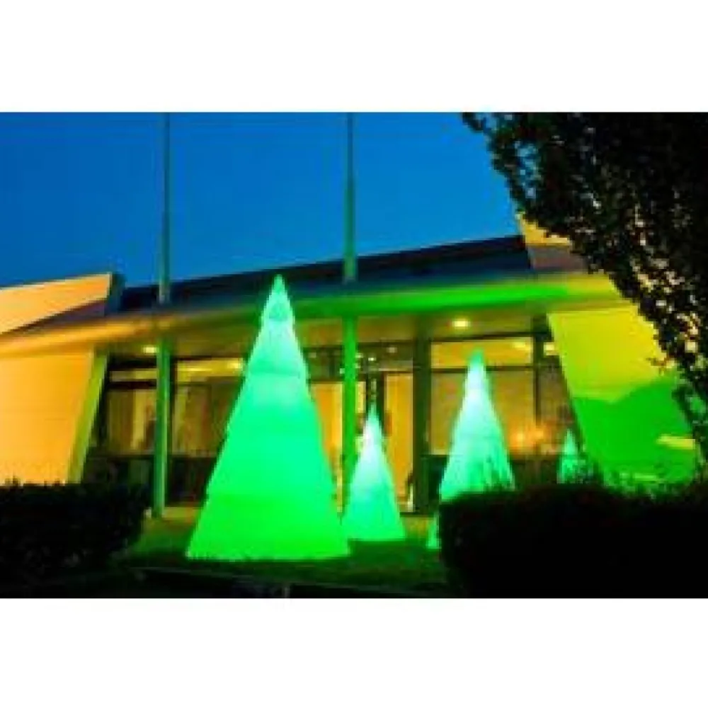 RETIF Sapin Lumineux Led Exterieur 5 Parties Avec Lestage Hauteur 2,50 Metres Clearance