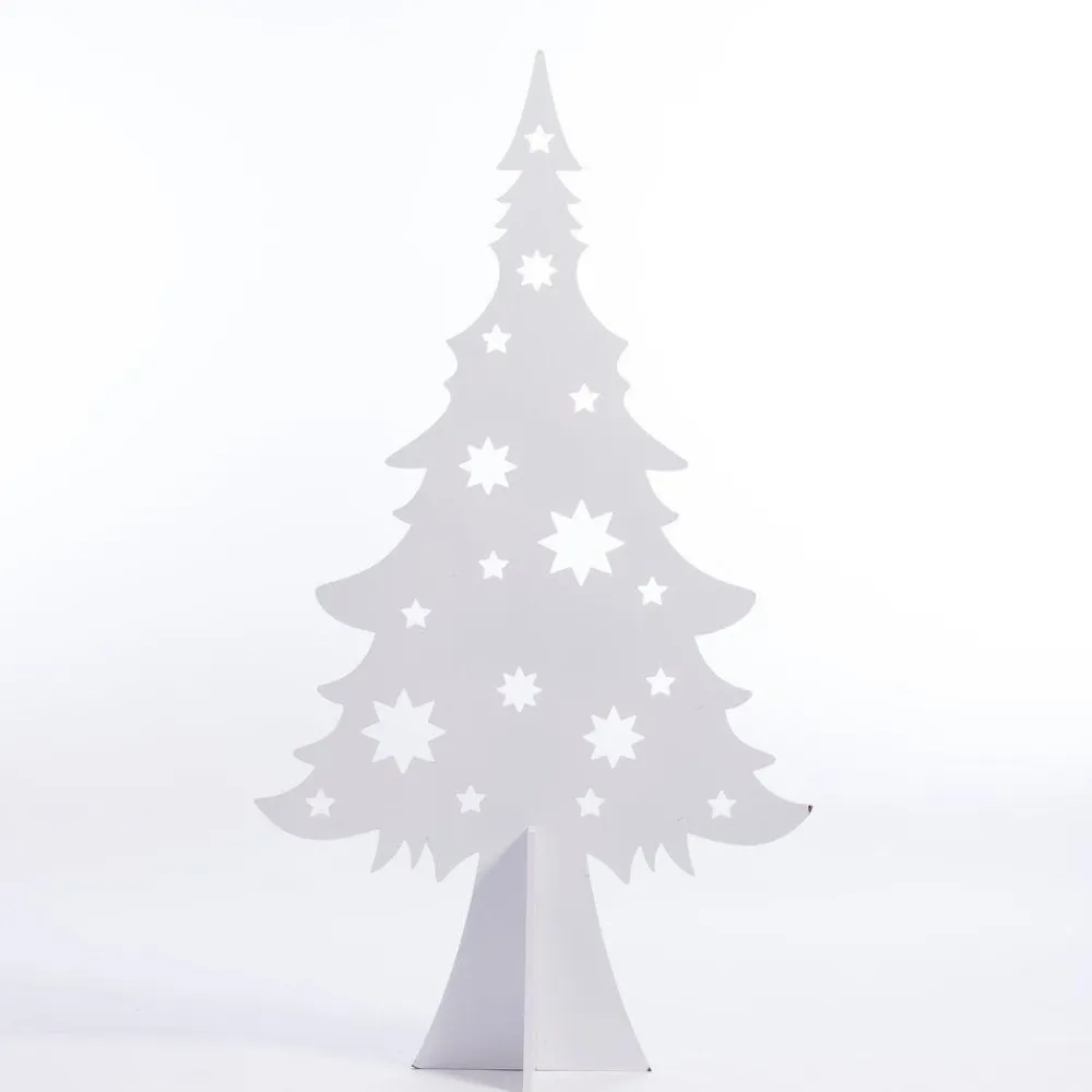 RETIF Sapin Mdf Blanc Avec Decoupes H 150 Cm New