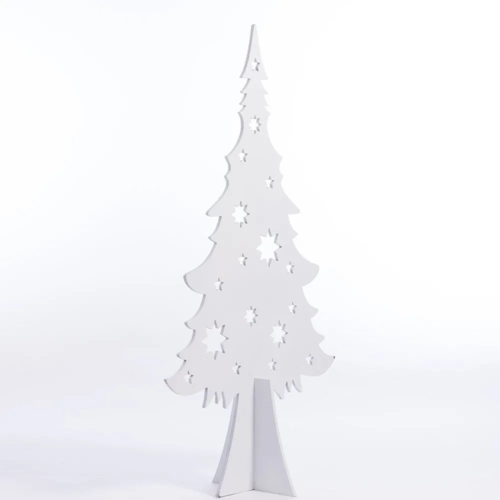 RETIF Sapin Mdf Blanc Avec Decoupes H 150 Cm New