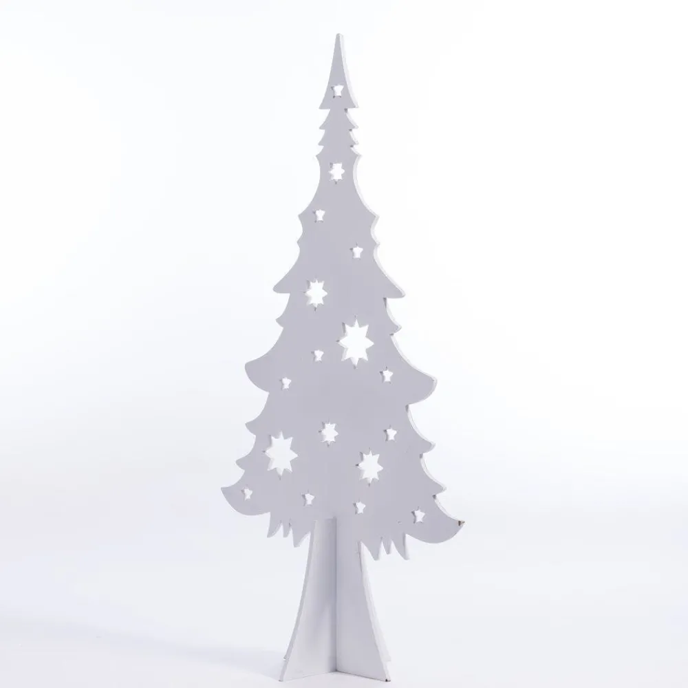 RETIF Sapin Mdf Blanc Avec Decoupes H 150 Cm New