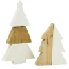 RETIF Sapins En Ceramique Blanche Et Bois Store