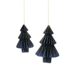 RETIF Sapins En Papier A Suspendre 9X14,5 + 7X10,5Cm - Par 2 Outlet