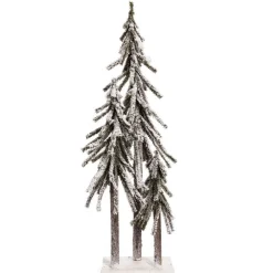RETIF Sapins Enneiges Sur Socle 23X14X85Cm Hot