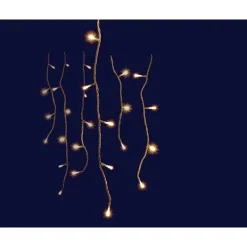 RETIF Stalactite Flicker Light+®Brillante Led Transparente Blanc Chaud - 8M Best