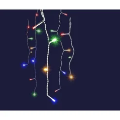 RETIF Stalactite Flicker Light+®Brillante Led Transparente Multicolore - 8M Cheap