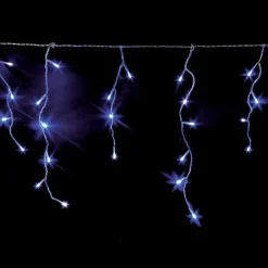 RETIF Stalactites Bleu Petillant Blanc 300 Leds L.10 X H. 0.40 M Discount