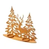 RETIF Support Metal Rouille Motif Sapin Cerf - 25X8X20 Cm Discount