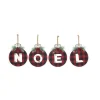 RETIF Suspension Boules "Noel" L 25,5 X H 43 Cm - Par 4 Clearance