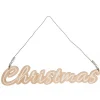 RETIF Suspension Christmas En Bois Naturel 33X6.5Cm Online