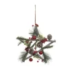 RETIF Suspension De Noel Etoile En Bois Avec Branchage Et Decoration H30Cm Store