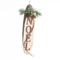 RETIF Suspension En Bois Noel Avec Sapin L 25 X H 53 Cm Hot