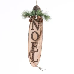 RETIF Suspension En Bois Noel Avec Sapin L 25 X H 53 Cm Hot