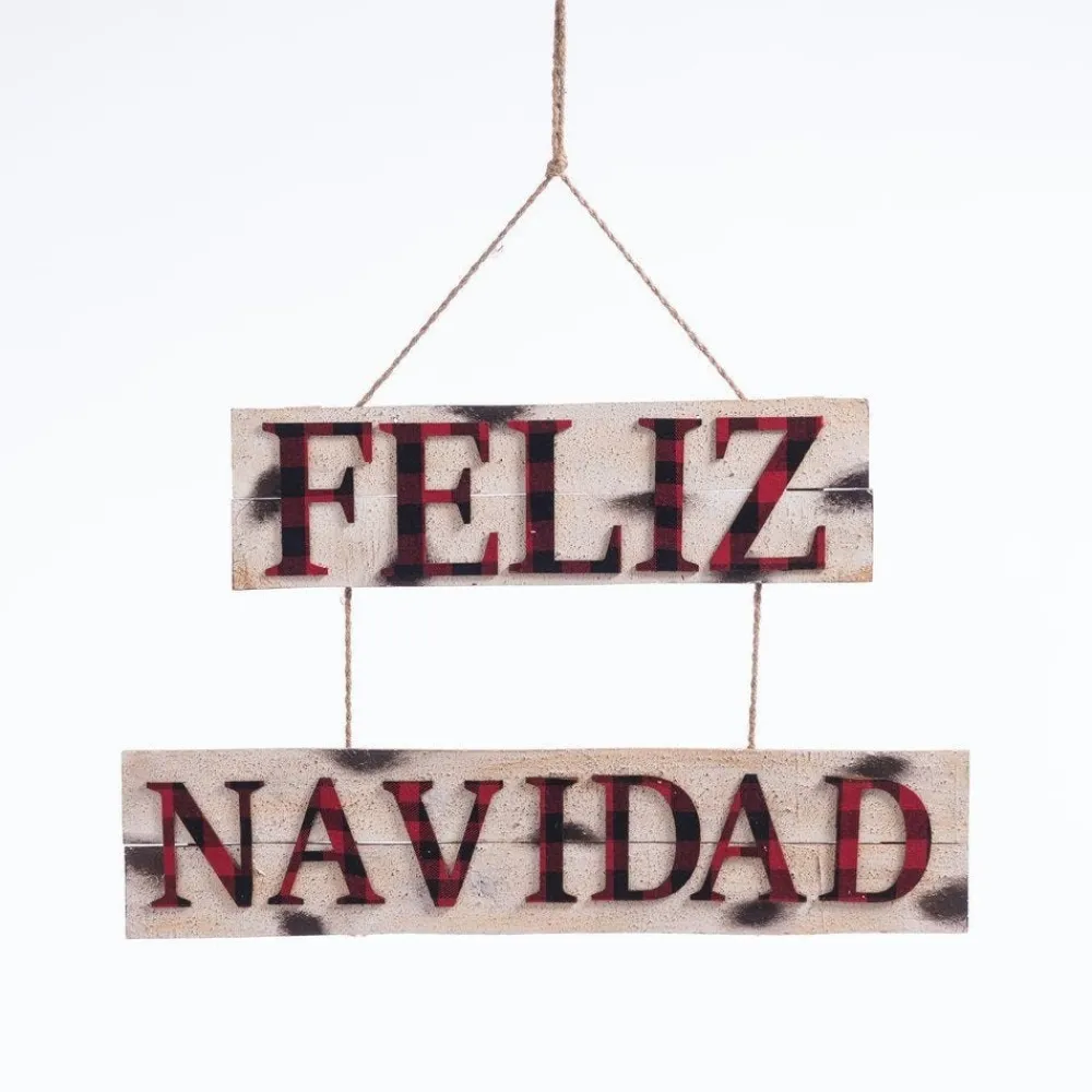 RETIF Suspension "Feliz Navidad" L 65 X H 41 Cm Discount