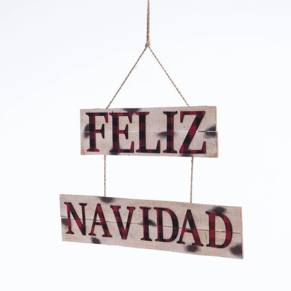 RETIF Suspension "Feliz Navidad" L 65 X H 41 Cm Discount