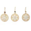 RETIF Suspensions Bois Rondes Flocons Blancs O 18 Cm - Par 6 Store